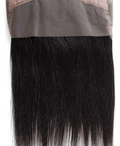 Natural Straight 360 Lace Frontal Inside