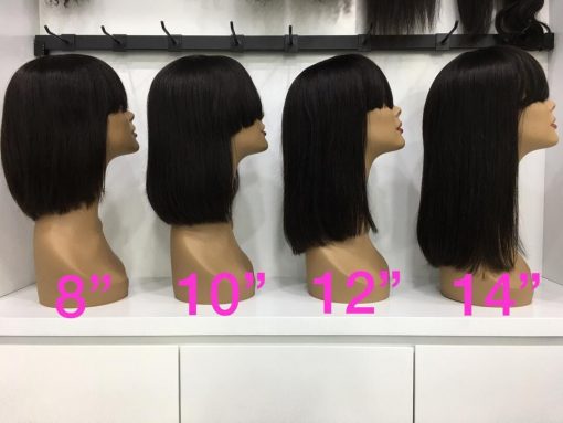 machine made wigs with bangs - Image 5